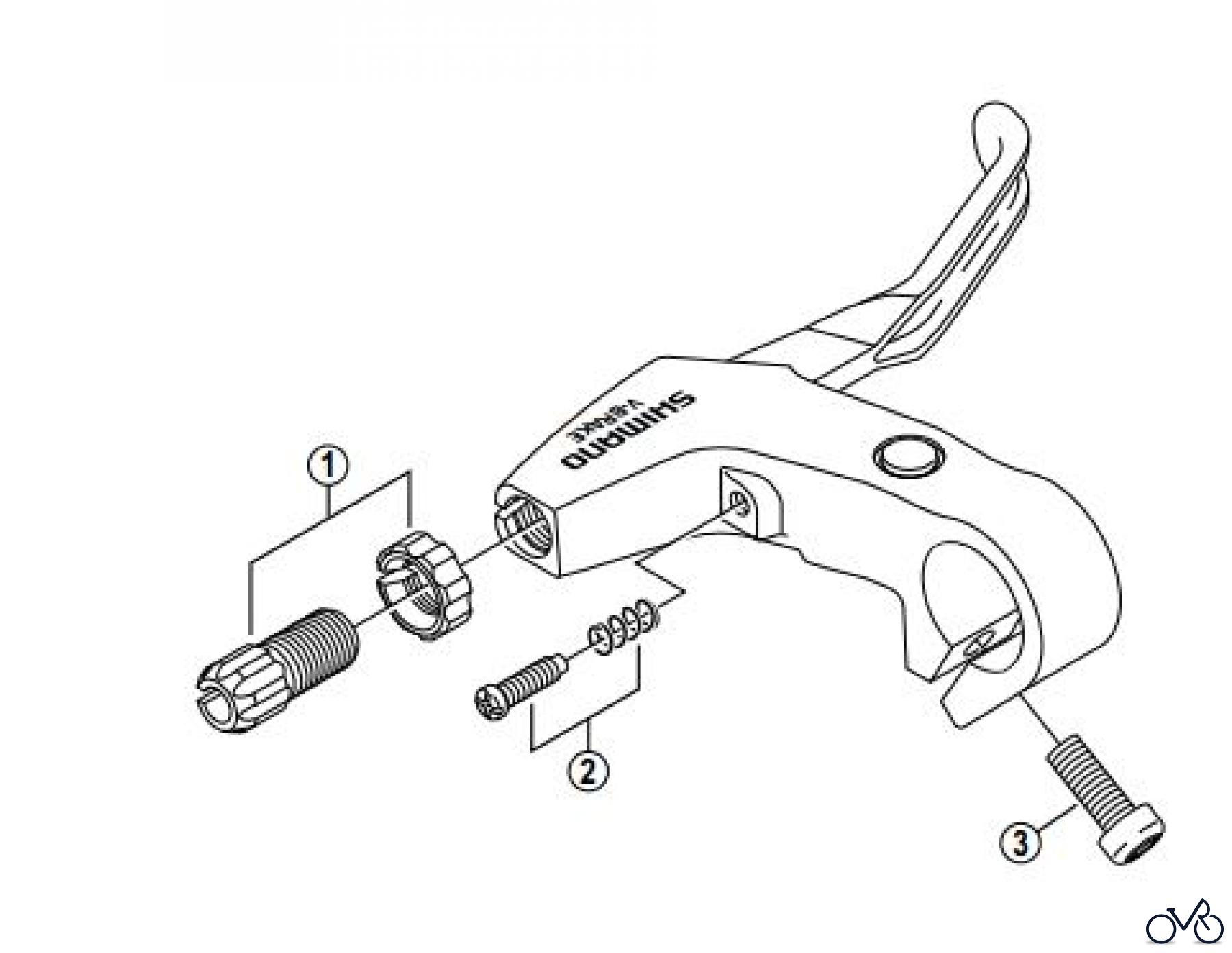  Shimano BL Brake Lever - Bremshebel BL-M420-1903A