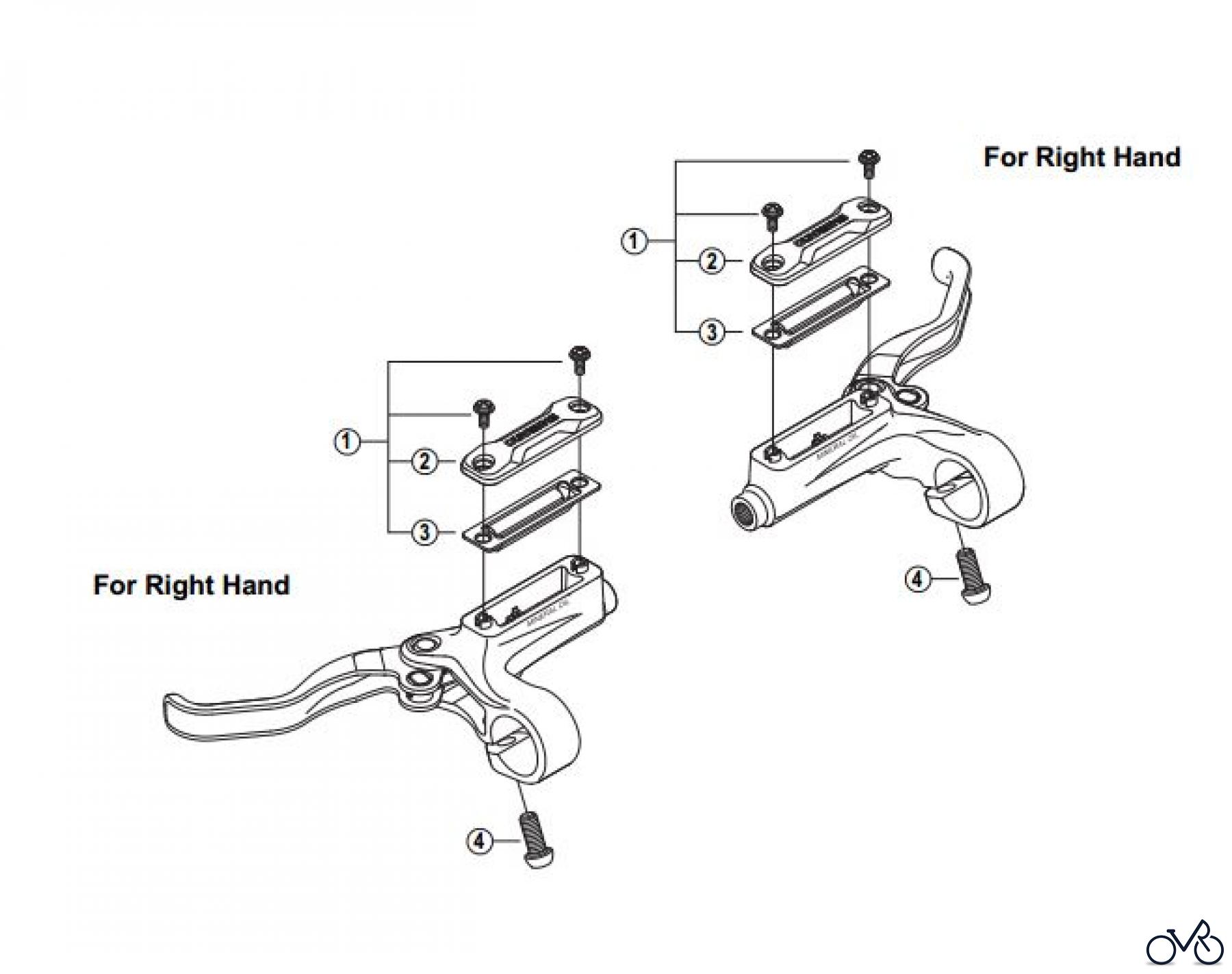  Shimano BL Brake Lever - Bremshebel BL-M486-2886