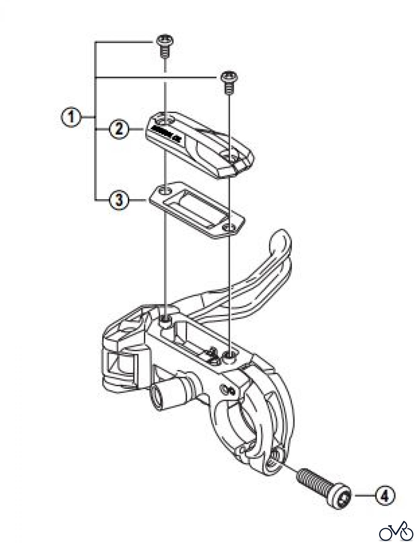 Shimano BL Brake Lever - Bremshebel BL-M505-2997