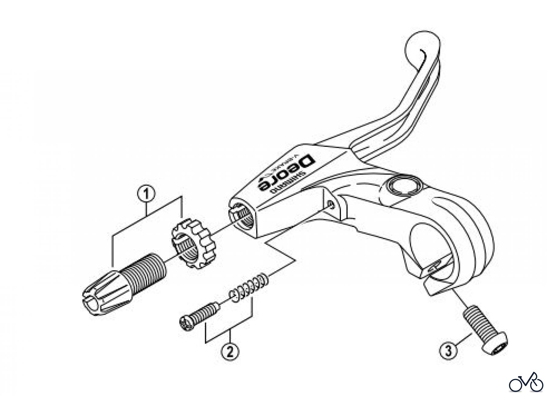  Shimano BL Brake Lever - Bremshebel BL-M511-2488