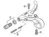 Shimano BL Brake Lever - Bremshebel Ersatzteile BL-M570-EV