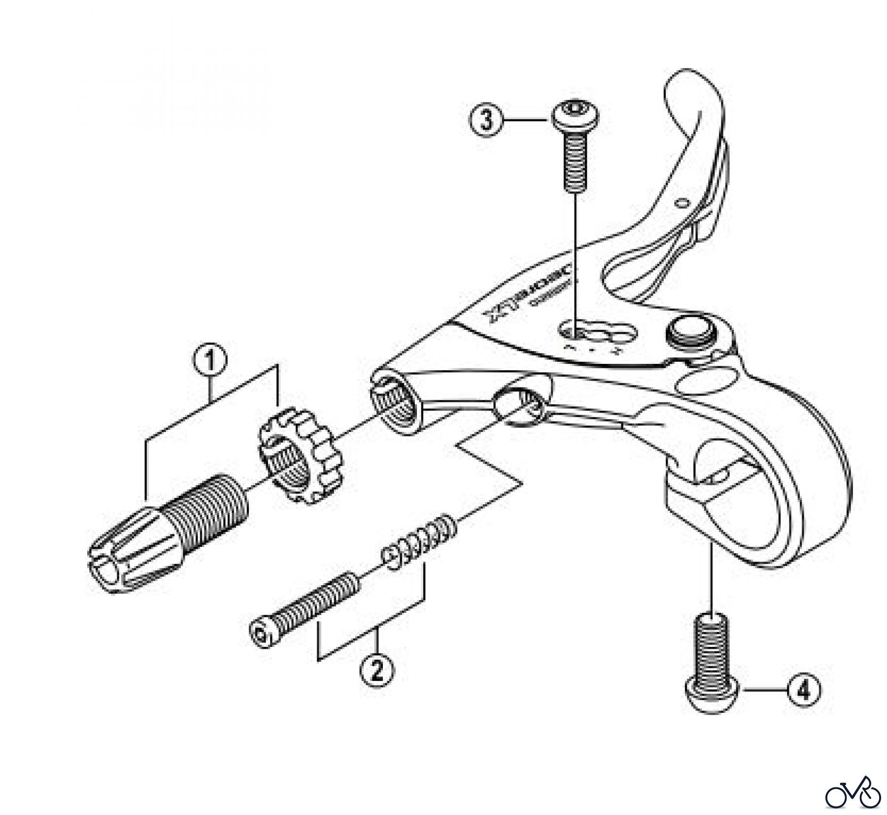  Shimano BL Brake Lever - Bremshebel BL-M571-2487