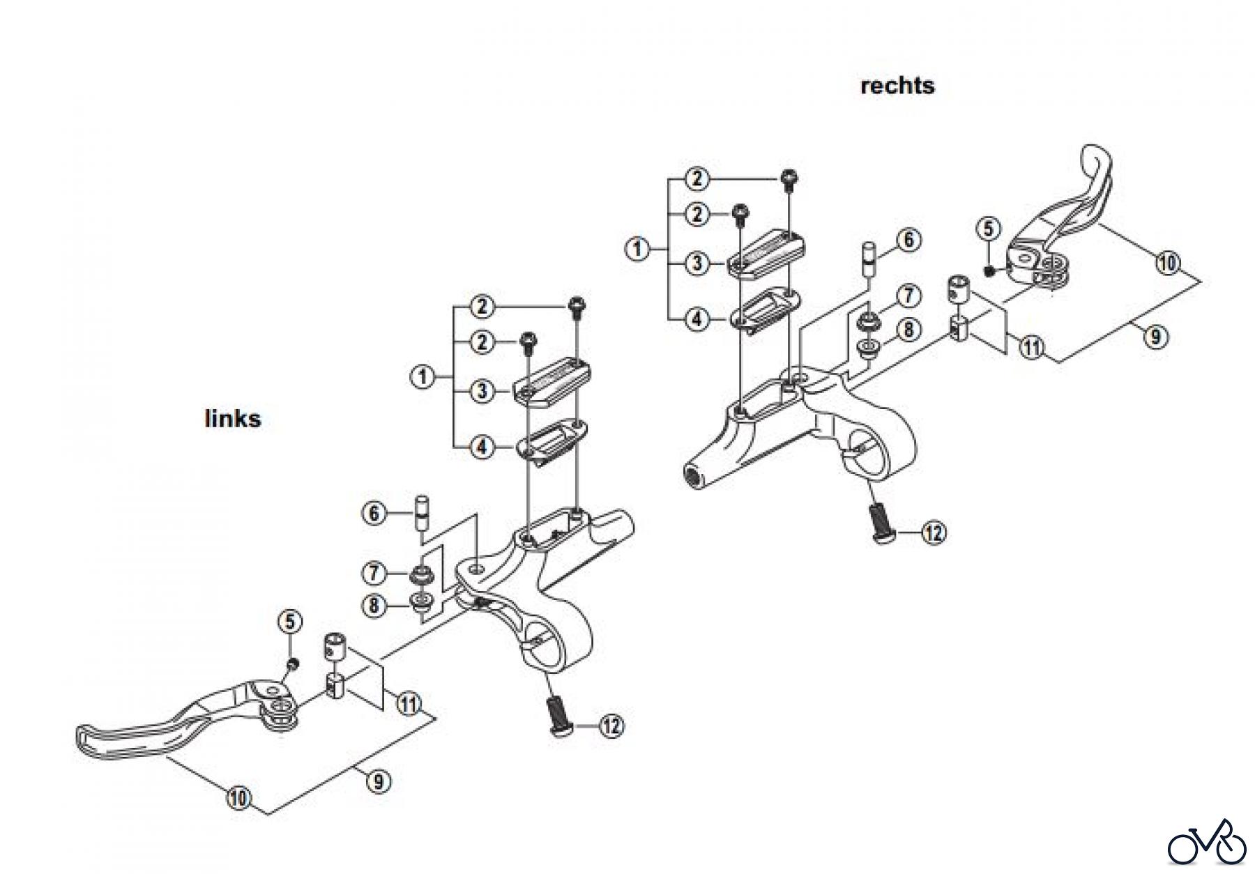  Shimano BL Brake Lever - Bremshebel BL-M585