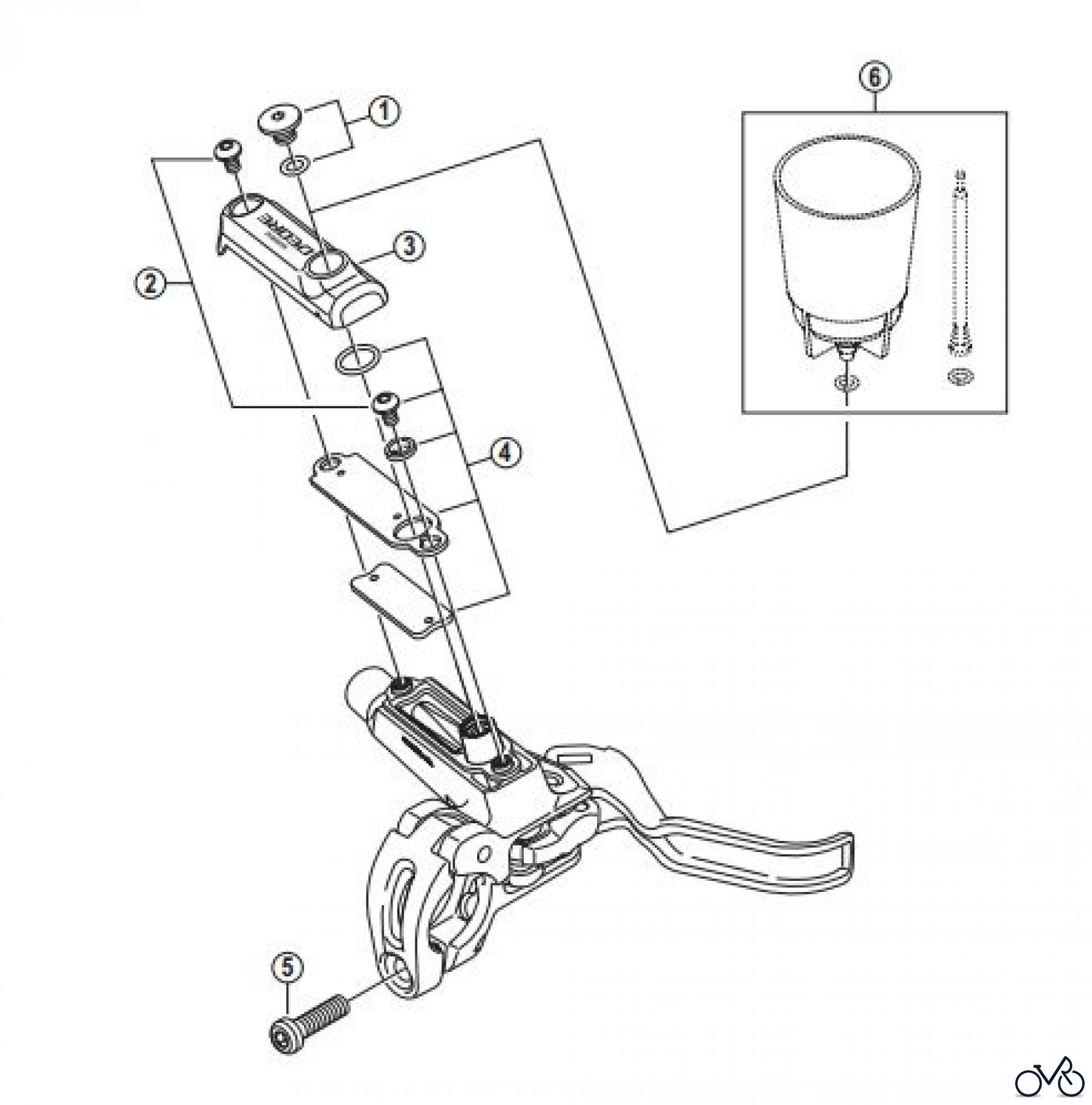  Shimano BL Brake Lever - Bremshebel BL-M596-3204A
