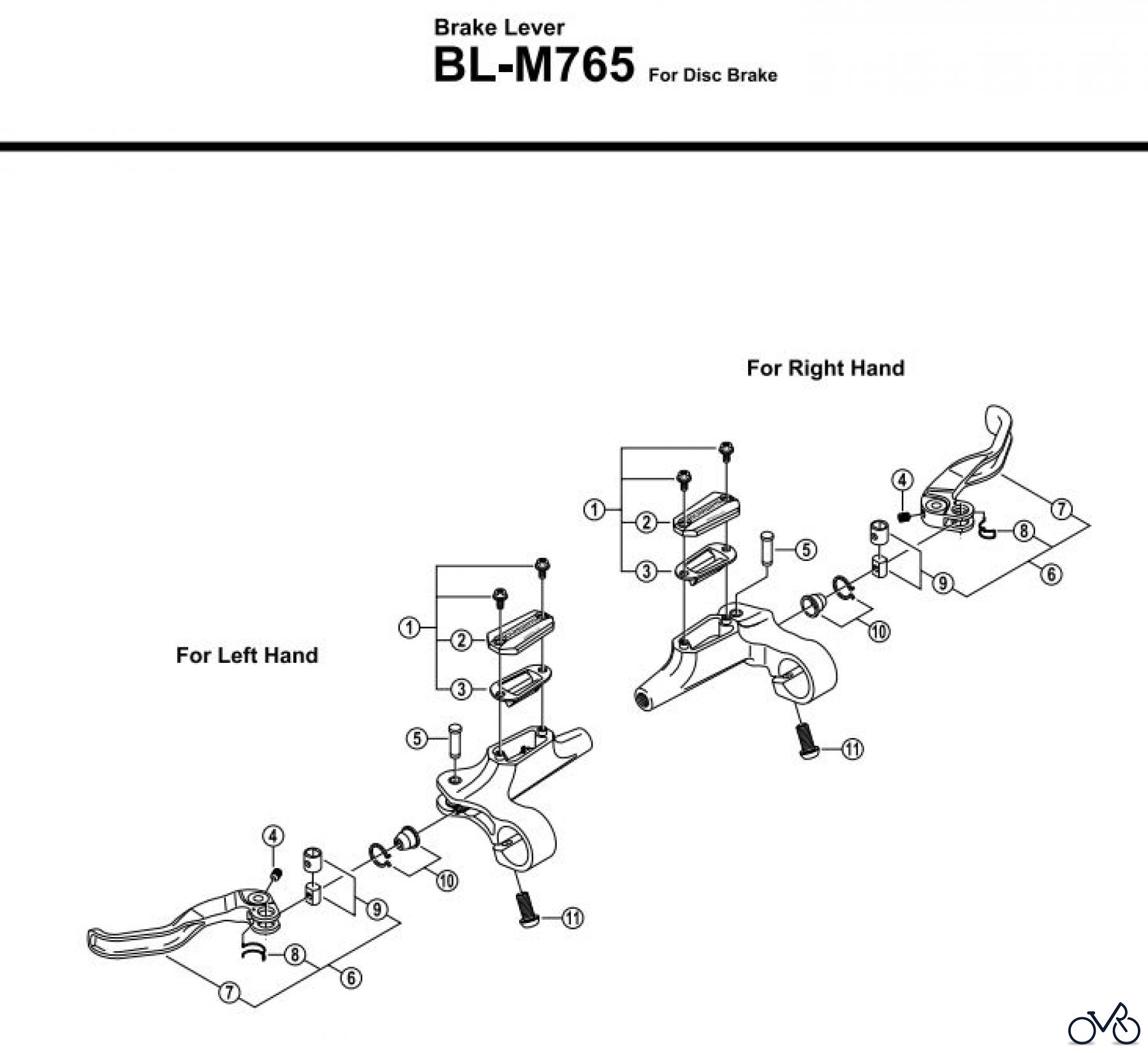 Shimano BL Brake Lever - Bremshebel BL-M765