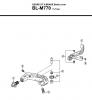 Shimano BL Brake Lever - Bremshebel Ersatzteile BL-M770-2687