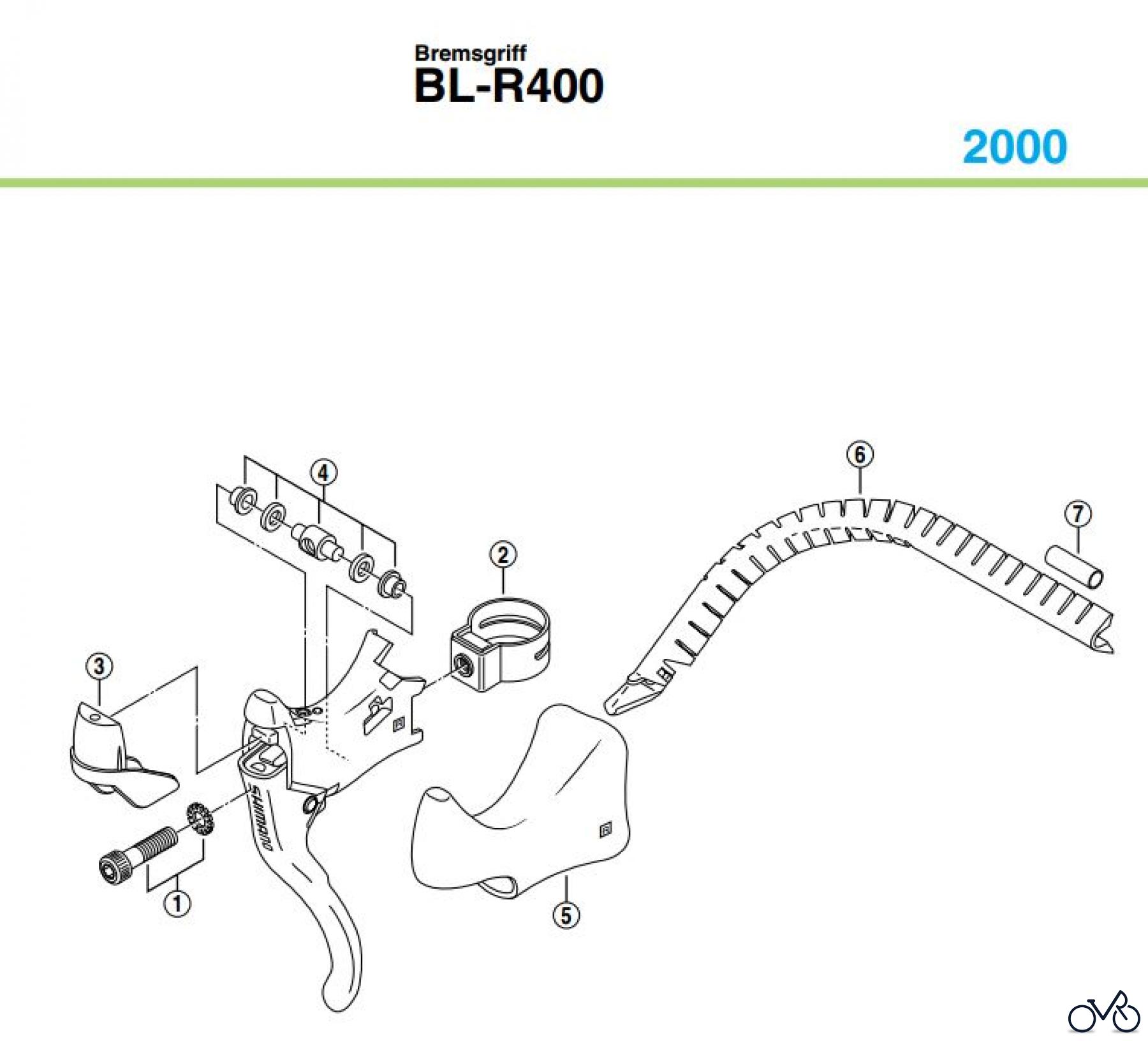  Shimano BL Brake Lever - Bremshebel BL-R400-00