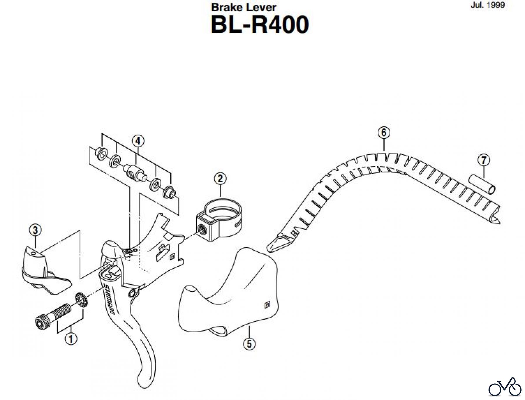  Shimano BL Brake Lever - Bremshebel BL-R400-EV