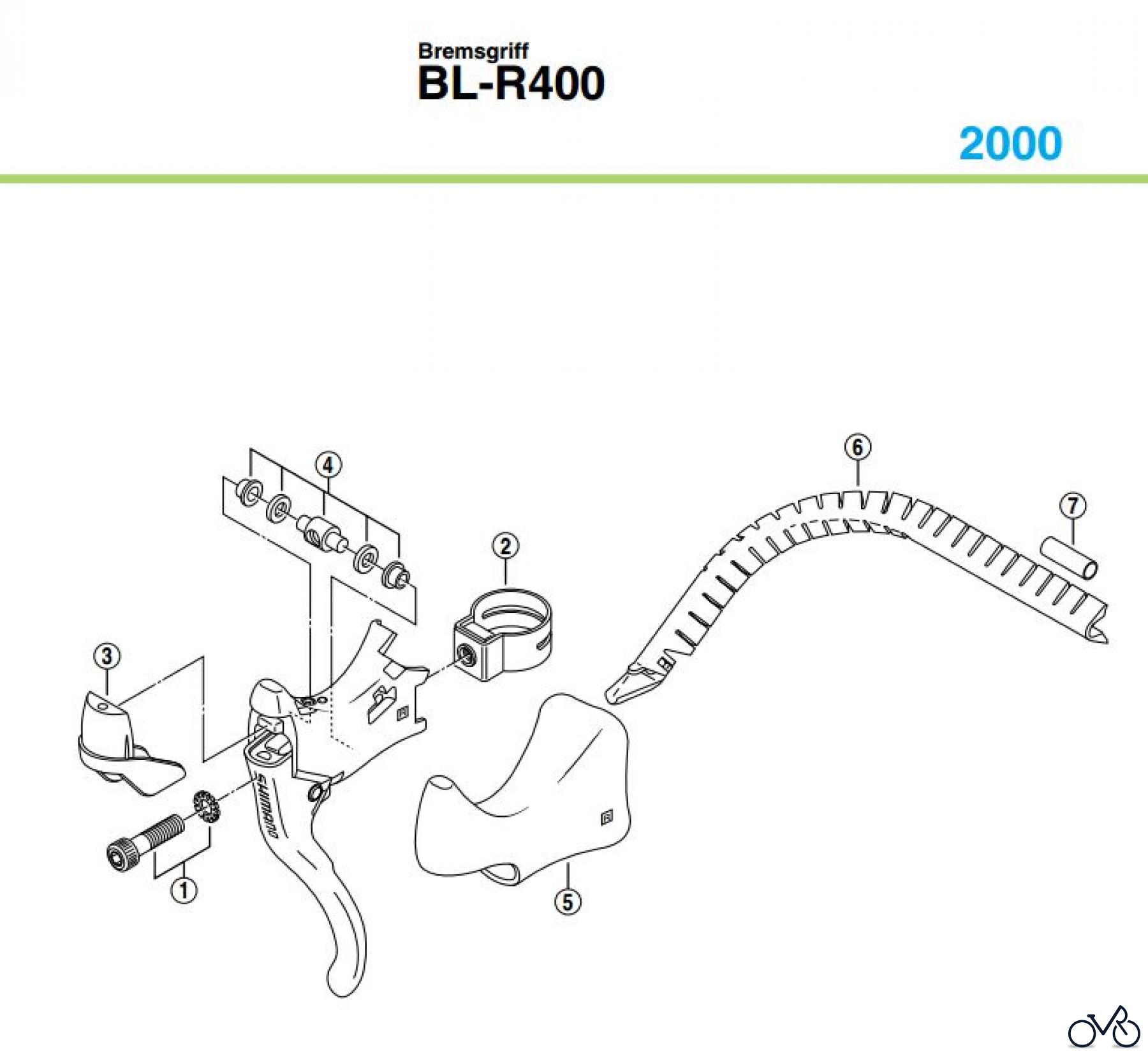  Shimano BL Brake Lever - Bremshebel BL-R400