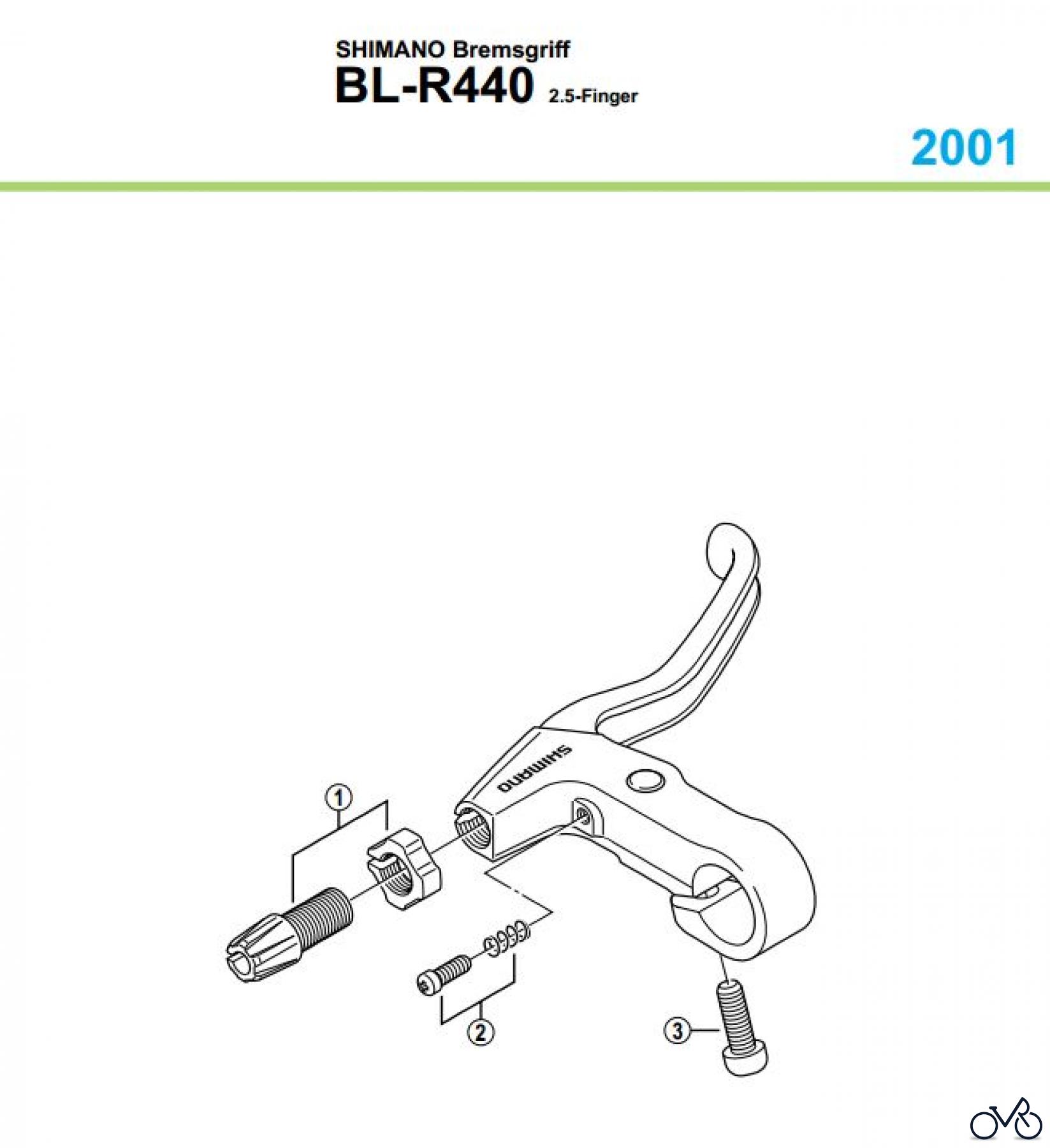  Shimano BL Brake Lever - Bremshebel BL-R440-01