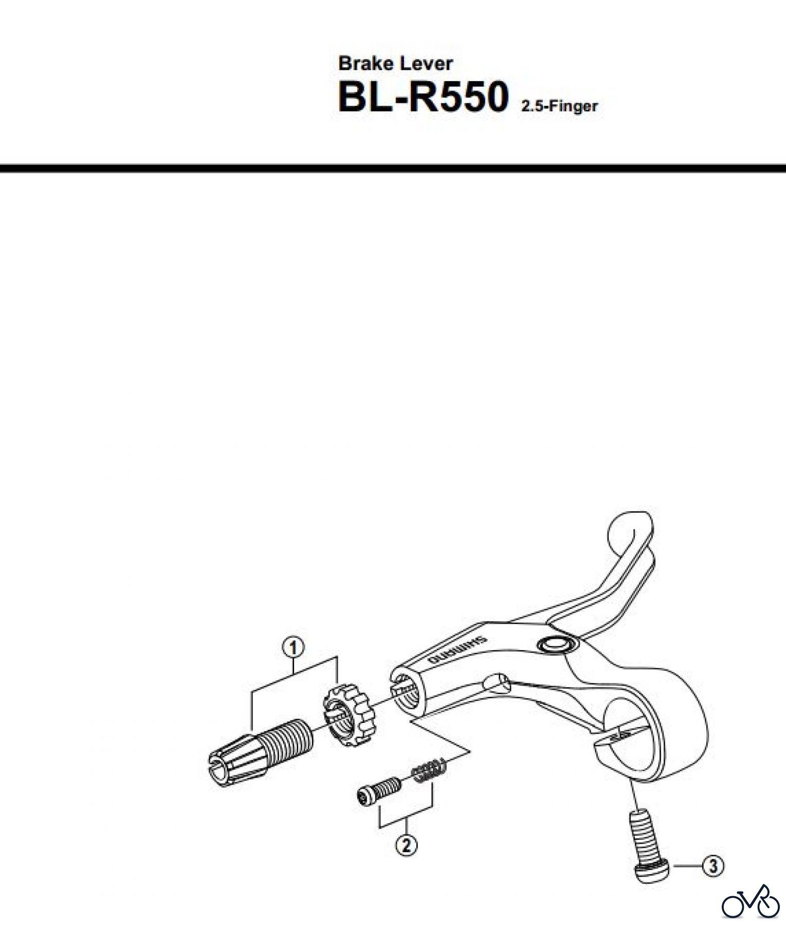  Shimano BL Brake Lever - Bremshebel BL-R550