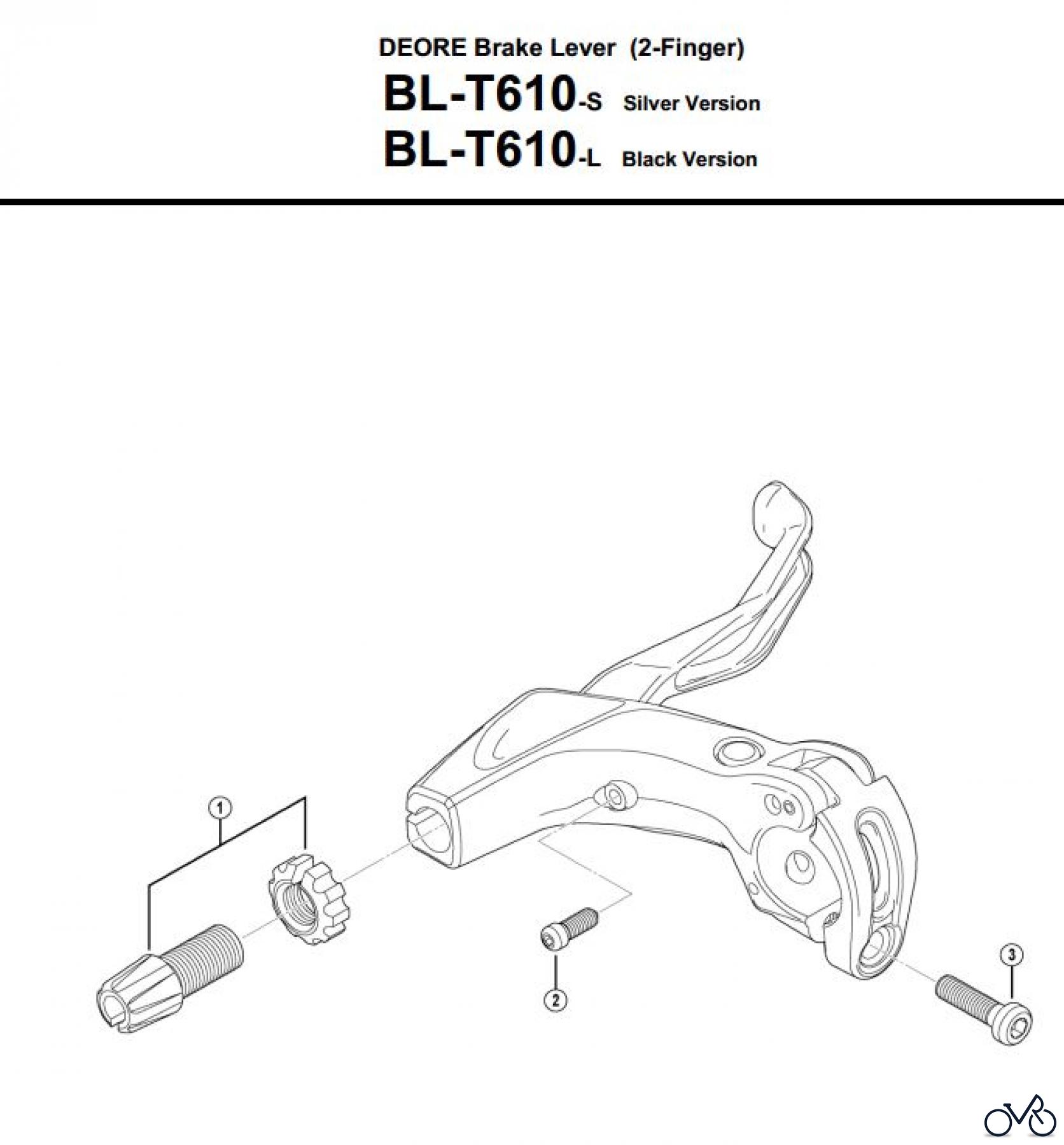  Shimano BL Brake Lever - Bremshebel BL-T610-3497