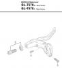 Shimano BL Brake Lever - Bremshebel Ersatzteile BL-T670-3305