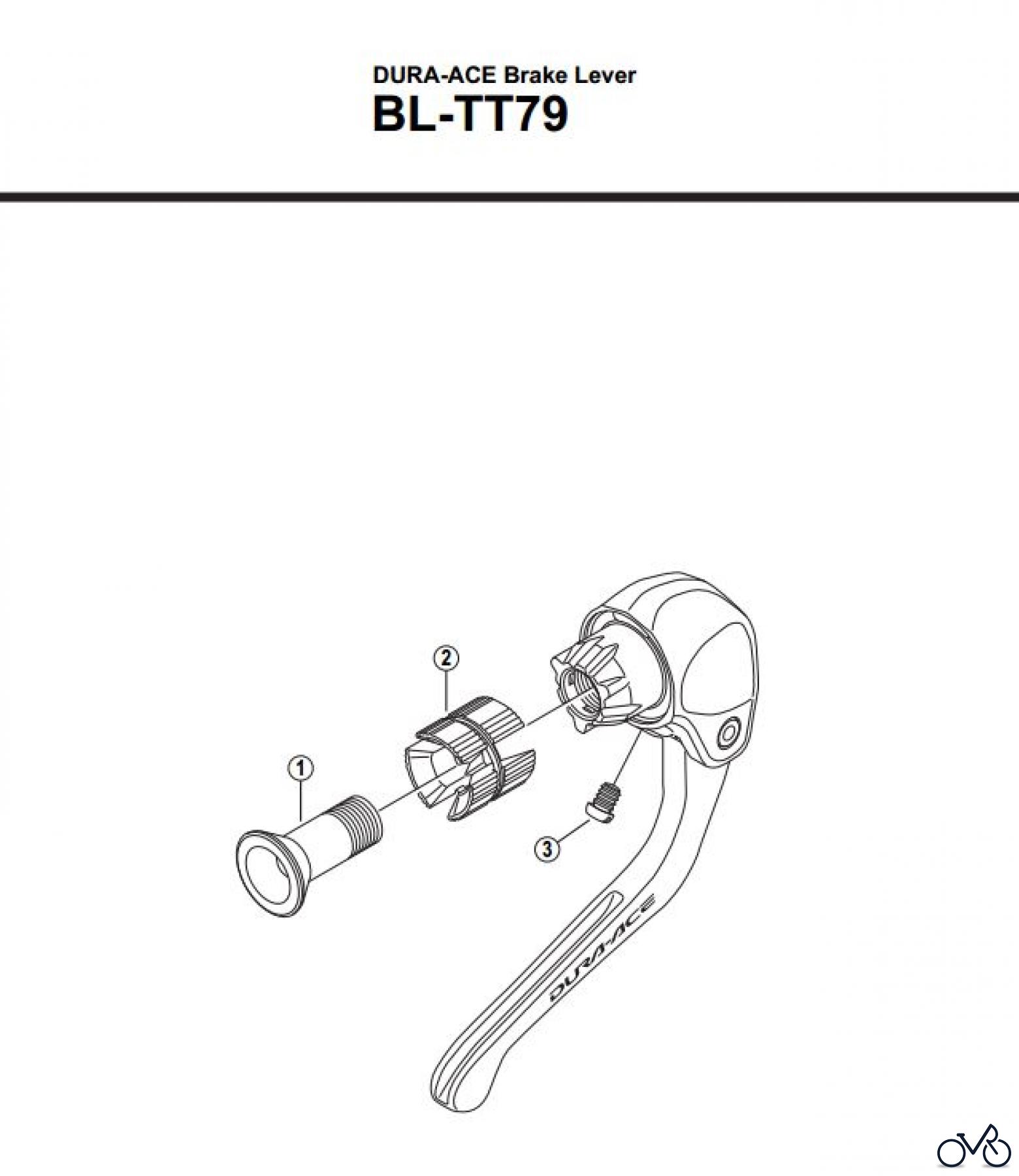  Shimano BL Brake Lever - Bremshebel BL-TT79-2897