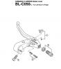 Shimano BL Brake Lever - Bremshebel Ersatzteile BLC050-L