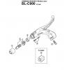 Shimano BL Brake Lever - Bremshebel Ersatzteile BLC900