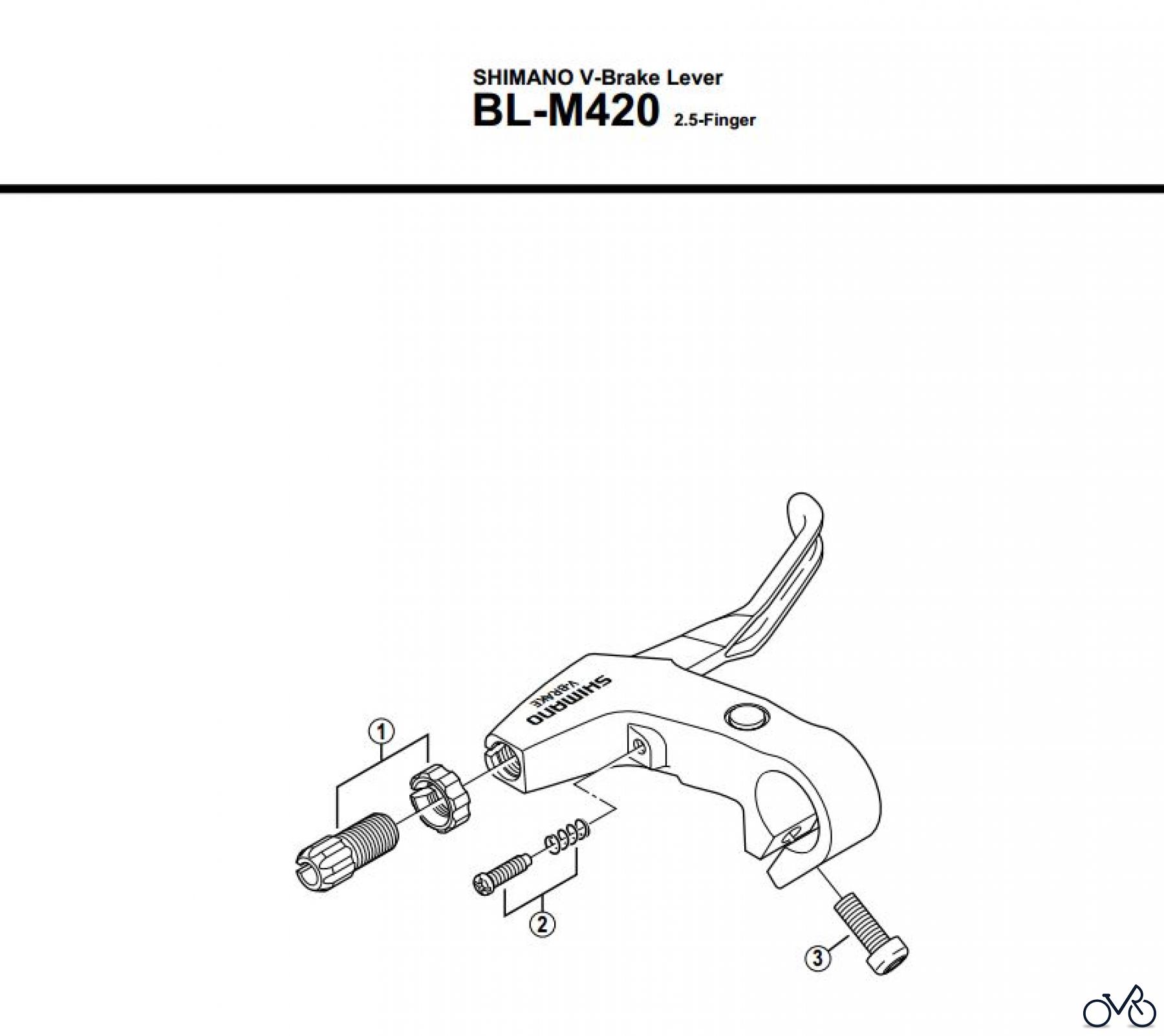  Shimano BL Brake Lever - Bremshebel BLM420