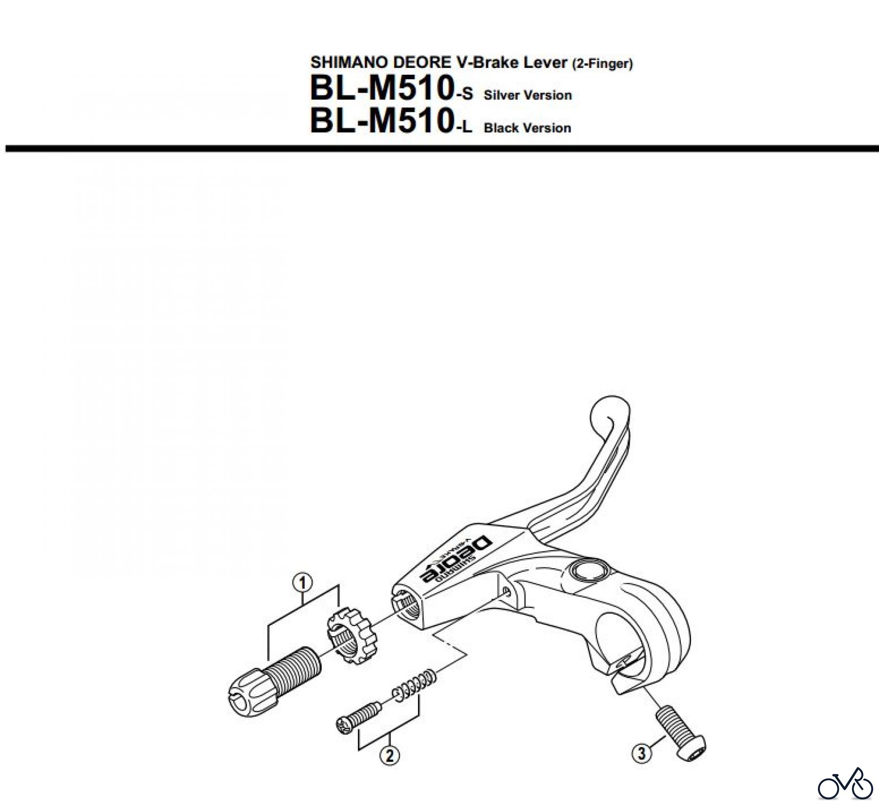  Shimano BL Brake Lever - Bremshebel BLM510