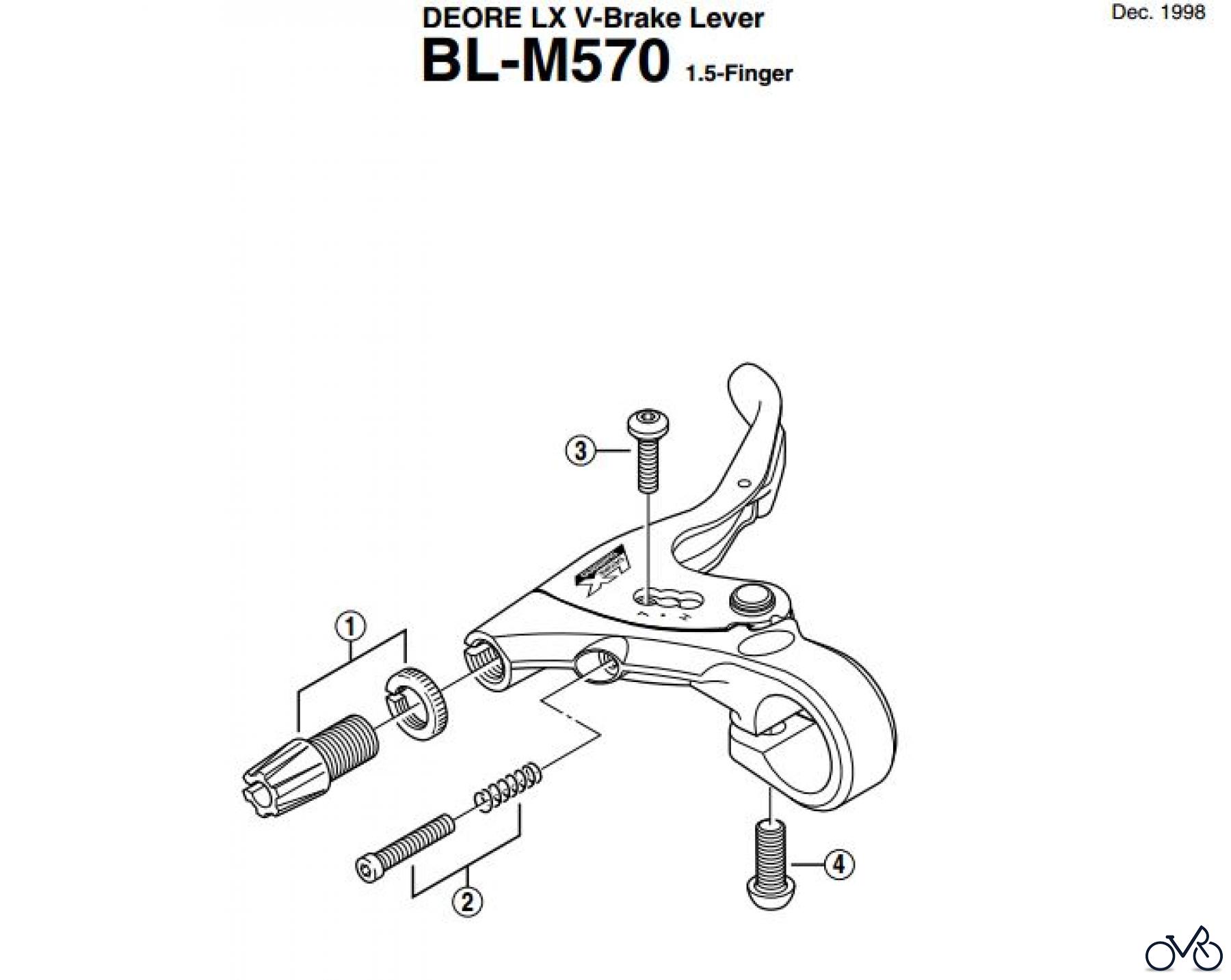 Shimano BL Brake Lever - Bremshebel BLM570