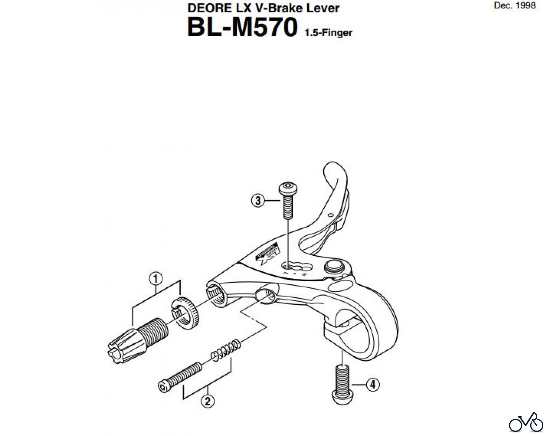  Shimano BL Brake Lever - Bremshebel BLM570
