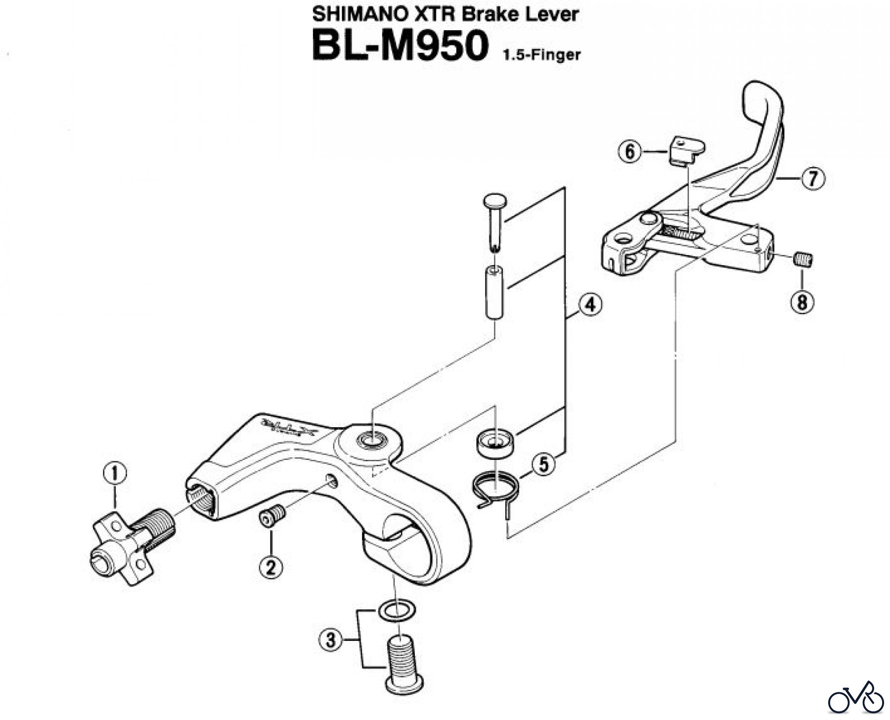  Shimano BL Brake Lever - Bremshebel BLM950