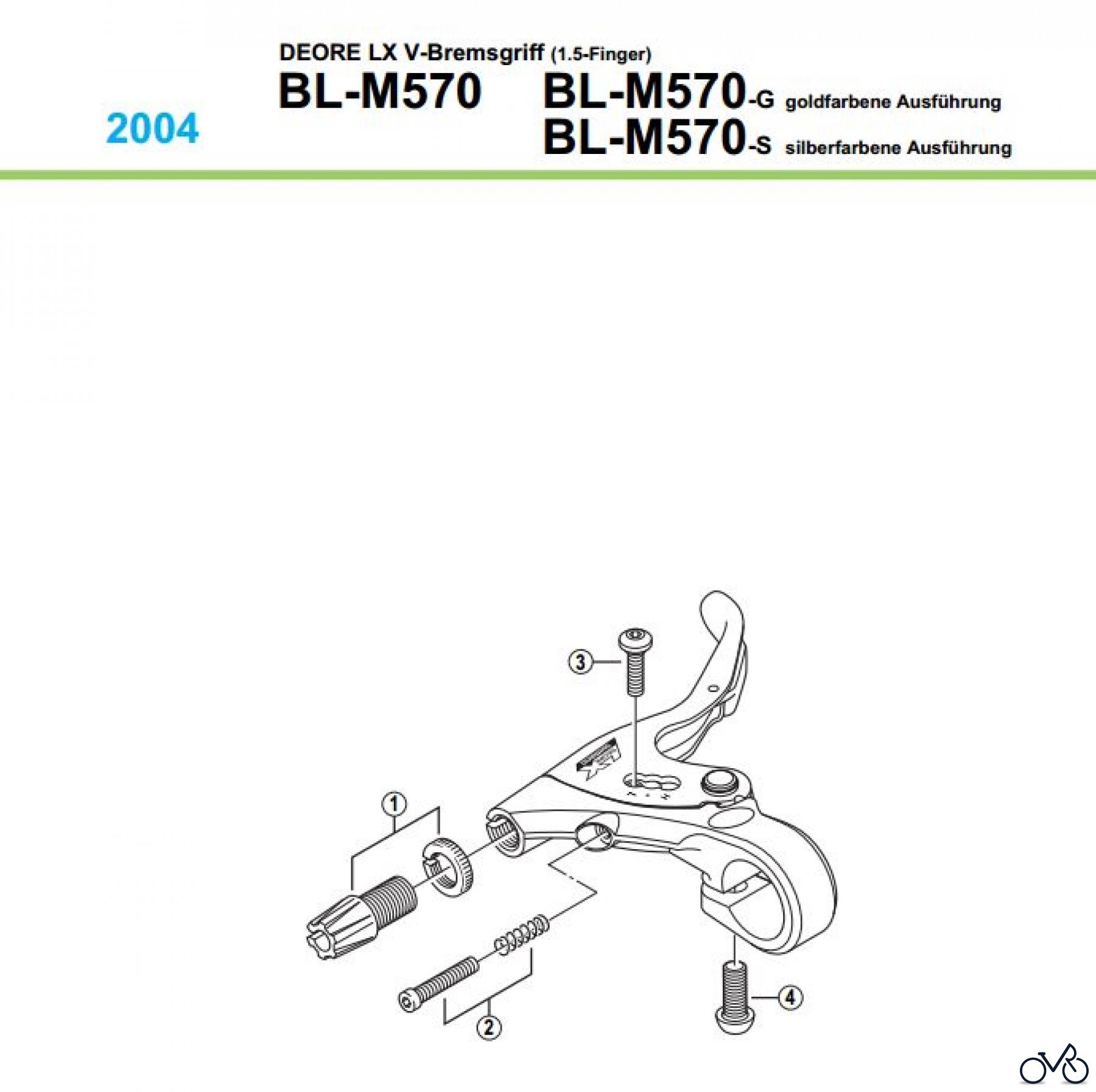  Shimano BL Brake Lever - Bremshebel BL_M570_04
