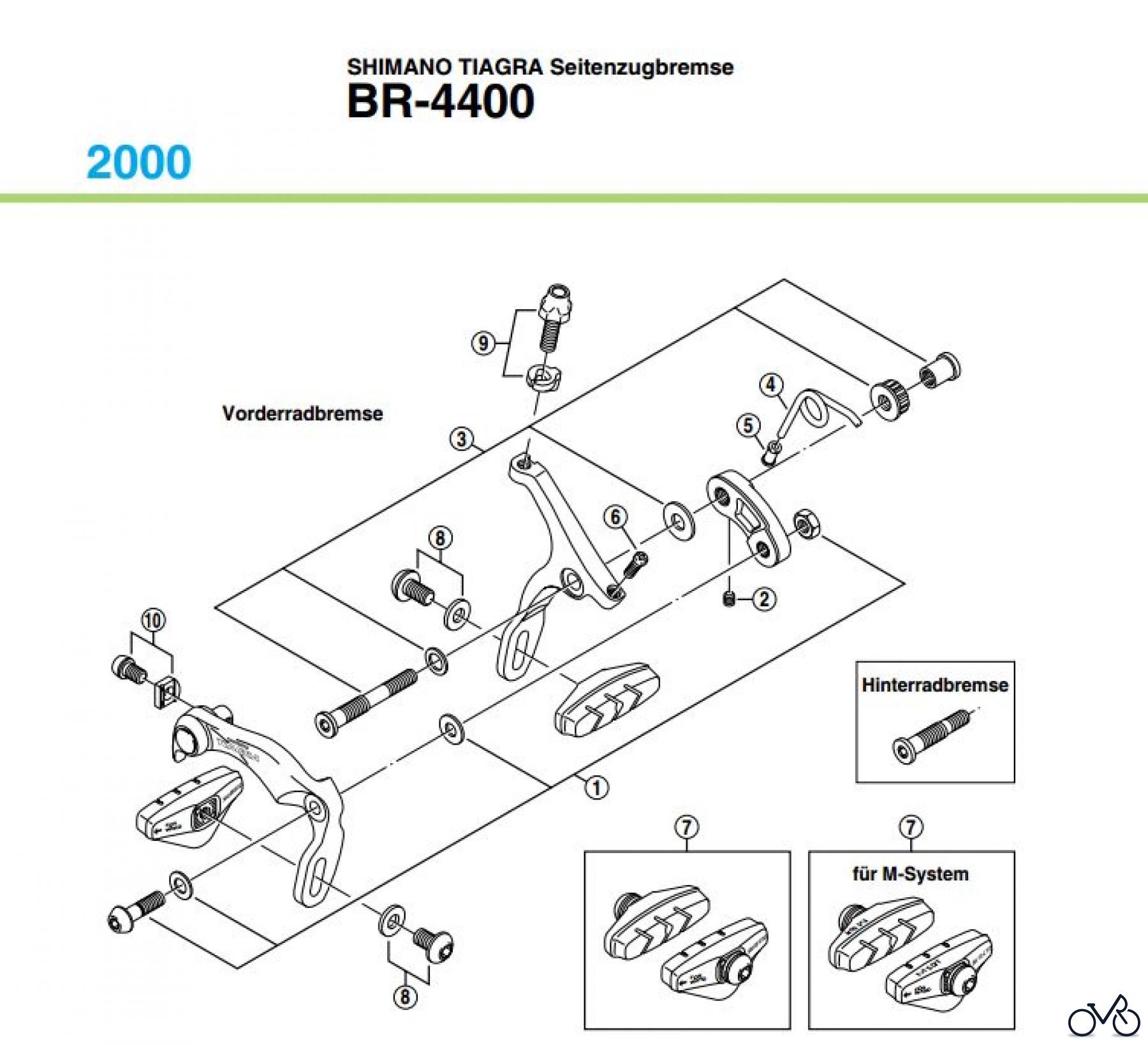  Shimano BR Brake - Bremse BR-4400