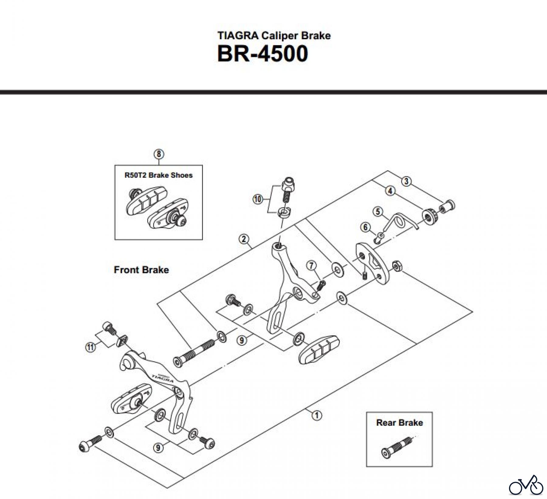  Shimano BR Brake - Bremse BR-4500