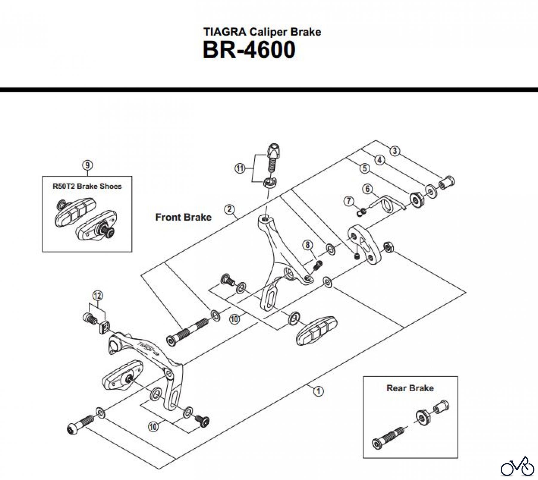  Shimano BR Brake - Bremse BR-4600-3142