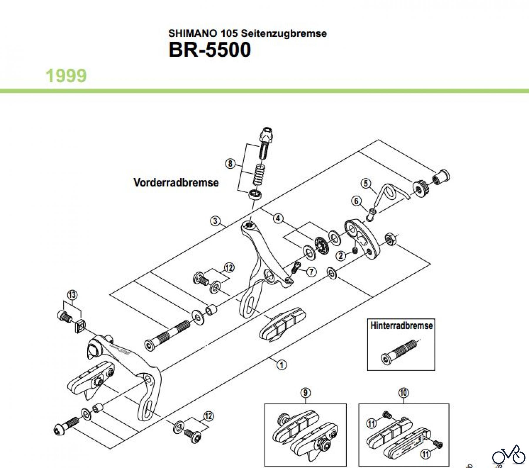  Shimano BR Brake - Bremse BR-5500
