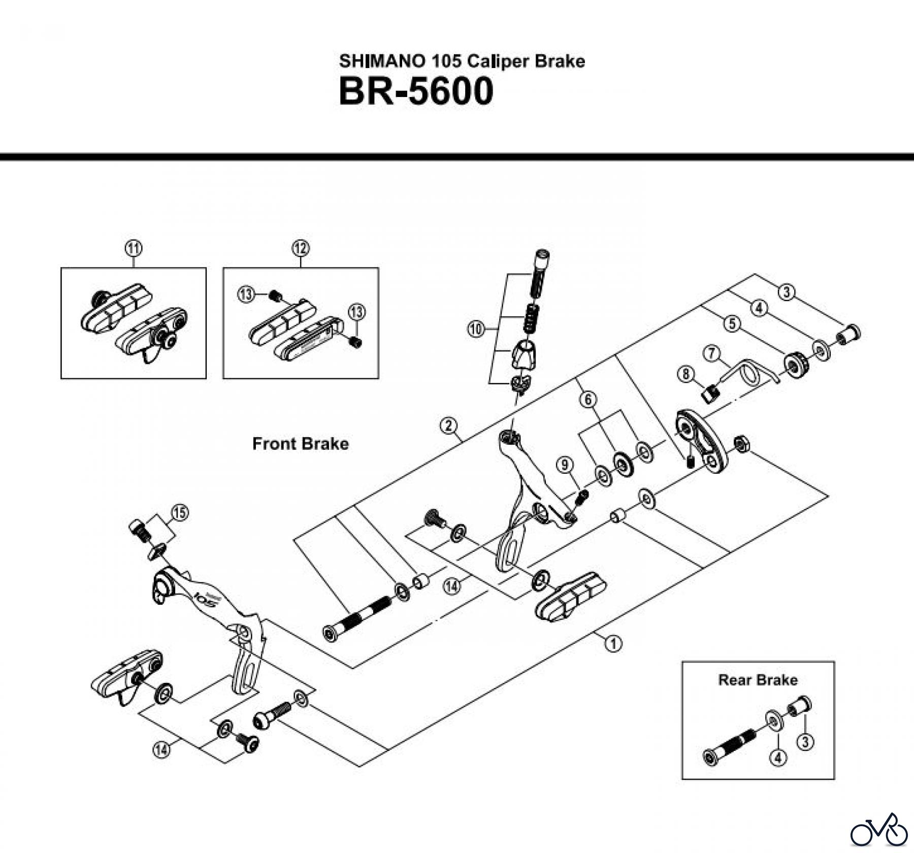  Shimano BR Brake - Bremse BR-5600