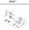 Shimano RD Rear Derailleur - Schaltwerk Ersatzteile RD-2300-2923