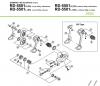 Shimano RD Rear Derailleur - Schaltwerk Ersatzteile RD-5501-03