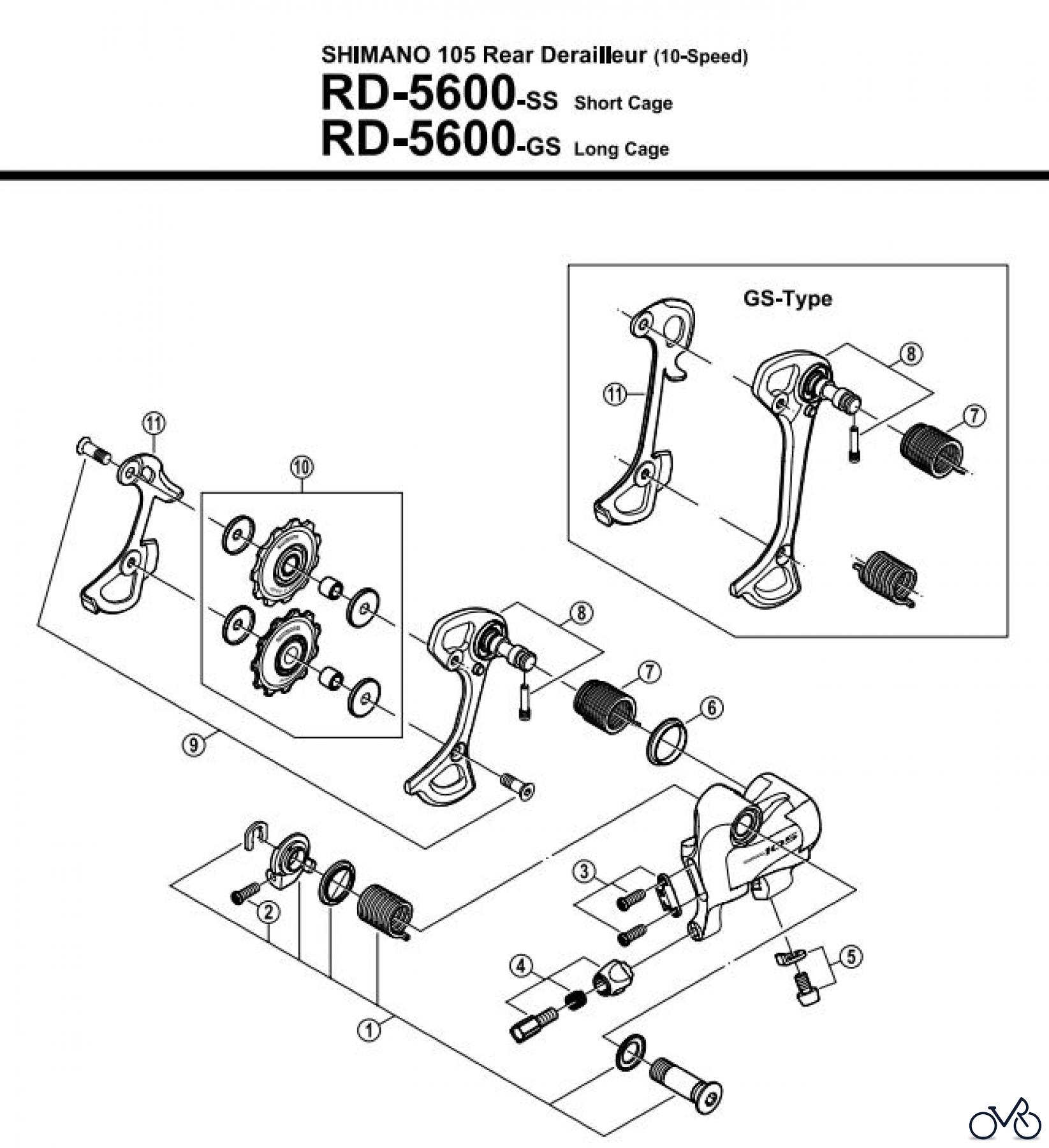 Shimano RD Rear Derailleur - Schaltwerk RD-5600
