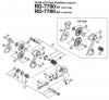Shimano RD Rear Derailleur - Schaltwerk Ersatzteile RD-7700-EV