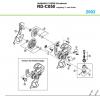Shimano RD Rear Derailleur - Schaltwerk Ersatzteile RD-C050-02