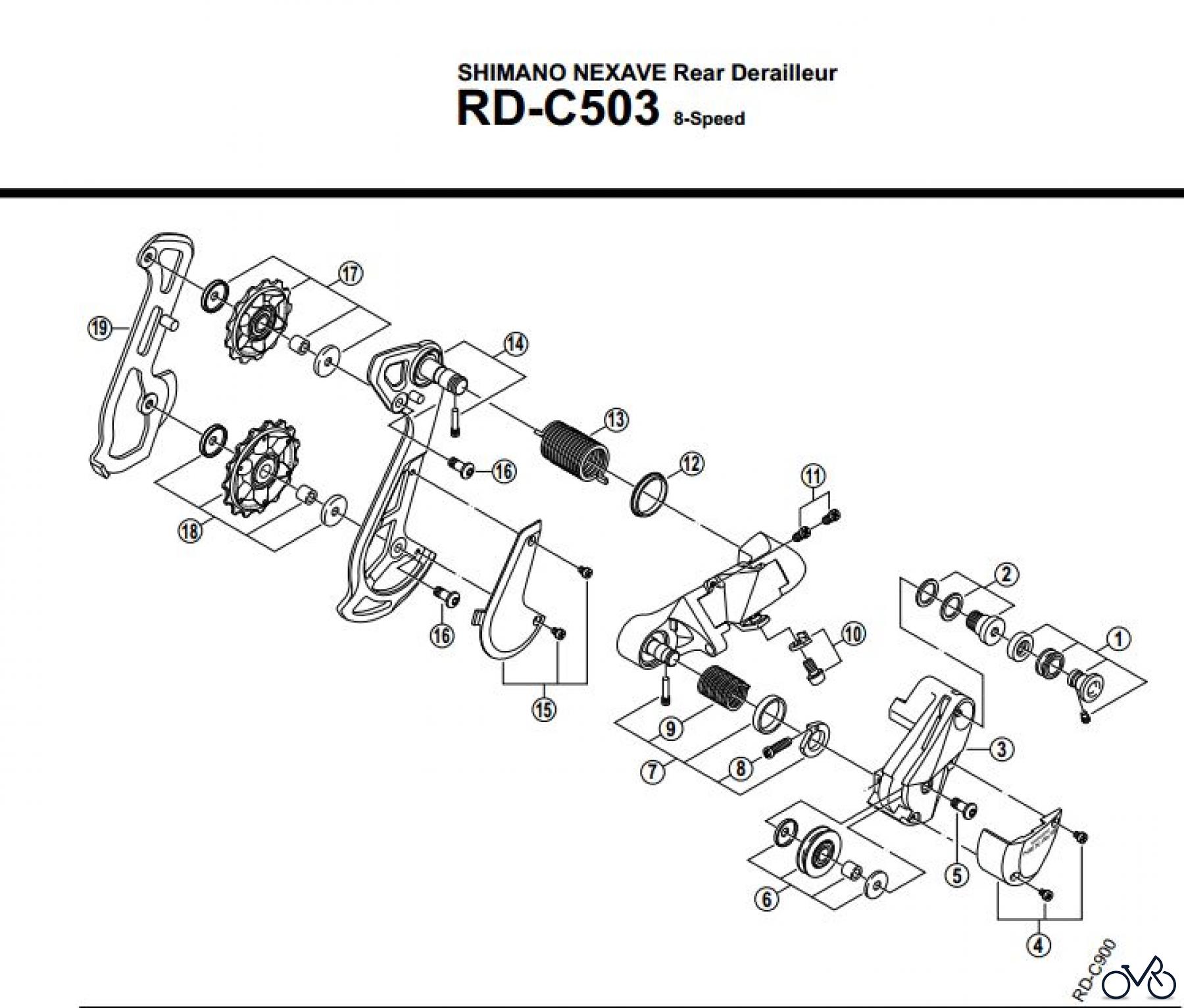  Shimano RD Rear Derailleur - Schaltwerk RD-C503