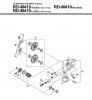 Shimano RD Rear Derailleur - Schaltwerk Ersatzteile RD-M410-2454A