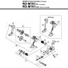 Shimano RD Rear Derailleur - Schaltwerk Ersatzteile RD-M761-2551
