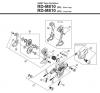 Shimano RD Rear Derailleur - Schaltwerk Ersatzteile RD-M810-2830D