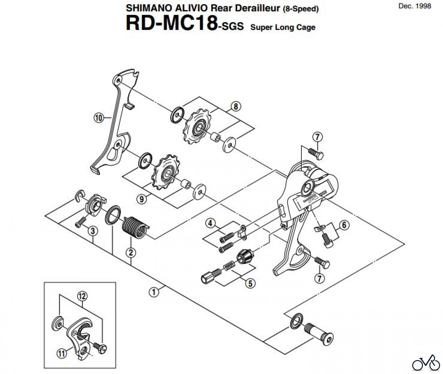  Shimano RD Rear Derailleur - Schaltwerk RD-MC18