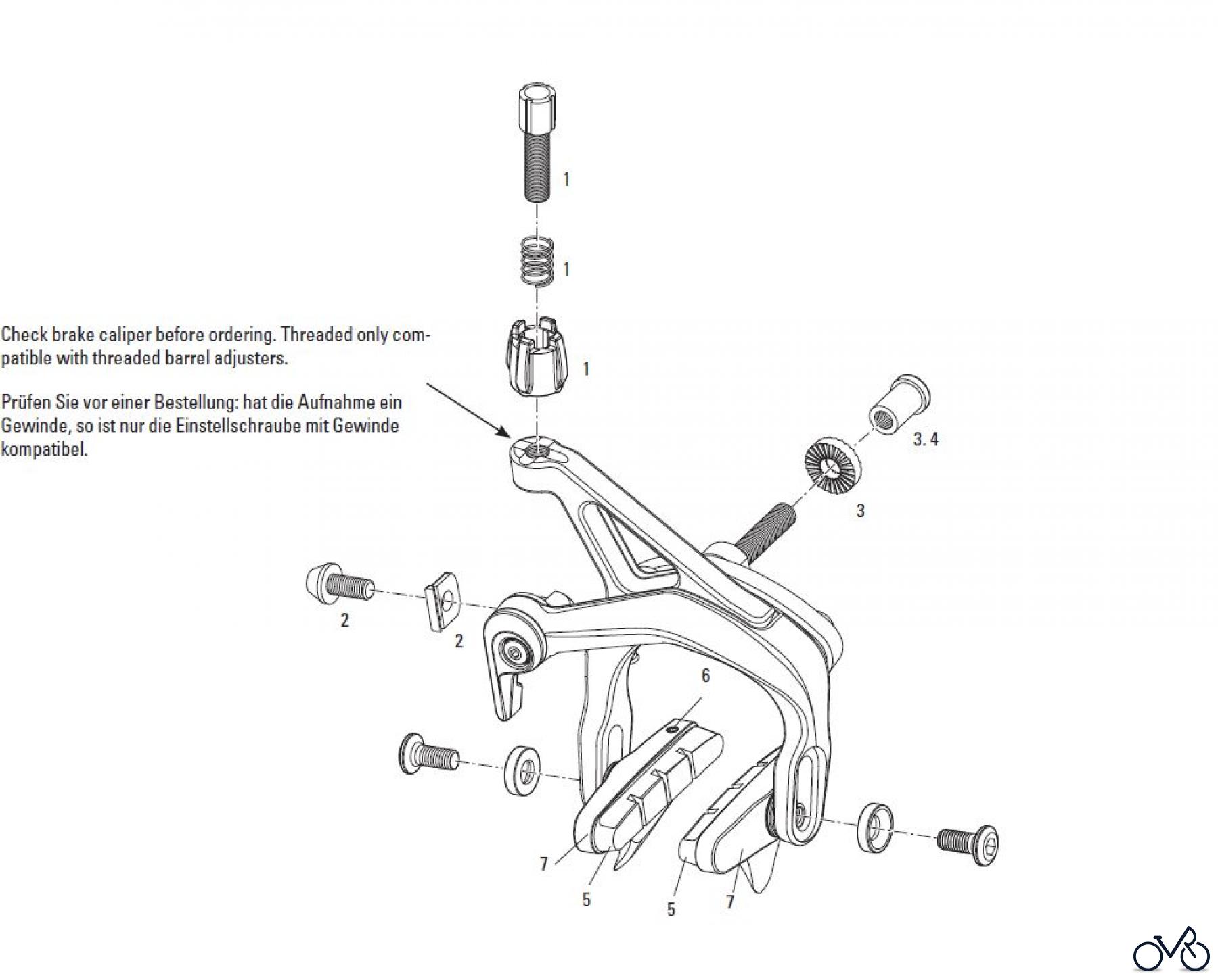  Sram Sram SRAM FORCE / SRAM RIVAL / SRAM APEX - BRAKE CALIPER (2007-2012)