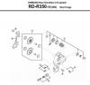 Shimano RD Rear Derailleur - Schaltwerk Ersatzteile RD-R350-10-3624