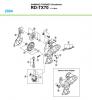 Shimano RD Rear Derailleur - Schaltwerk Ersatzteile RD-TX70-04
