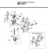 Shimano RD Rear Derailleur - Schaltwerk Ersatzteile RD-TX71-2763