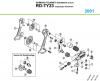 Shimano RD Rear Derailleur - Schaltwerk Ersatzteile RD-TY23-047-053220179