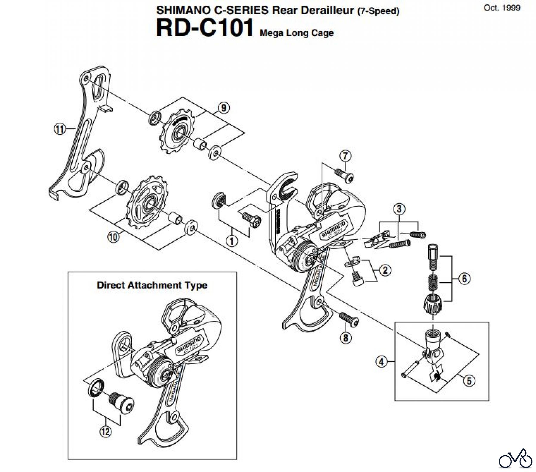 Shimano RD Rear Derailleur - Schaltwerk RD-C101