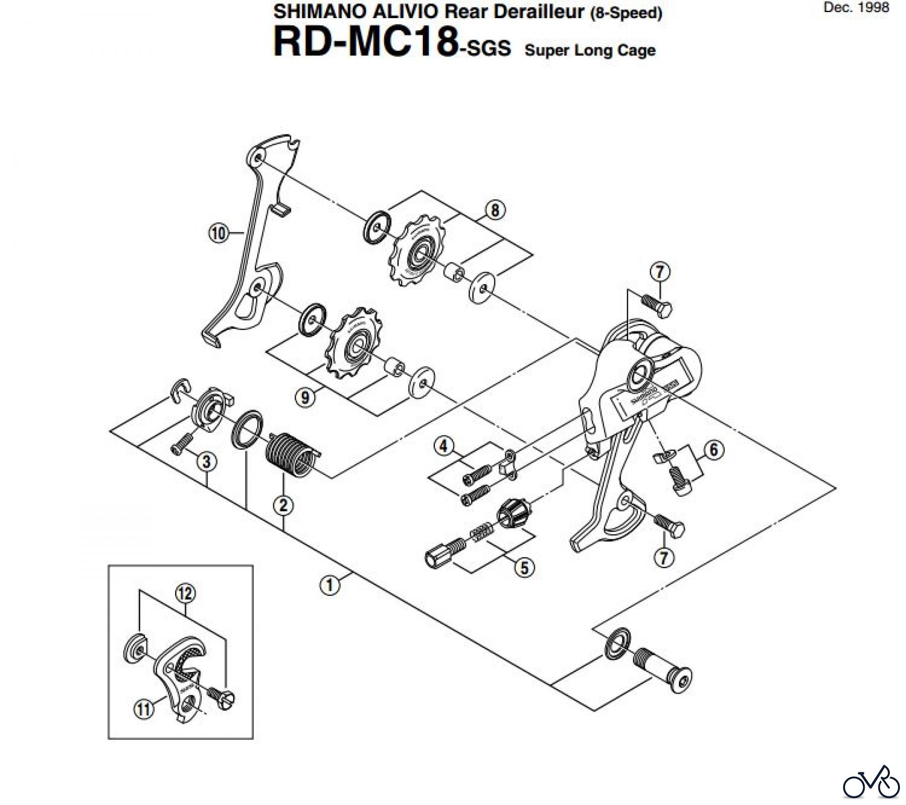  Shimano RD Rear Derailleur - Schaltwerk RD-MC18